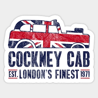 Cockney Cab - Redline Series (Worn) Sticker